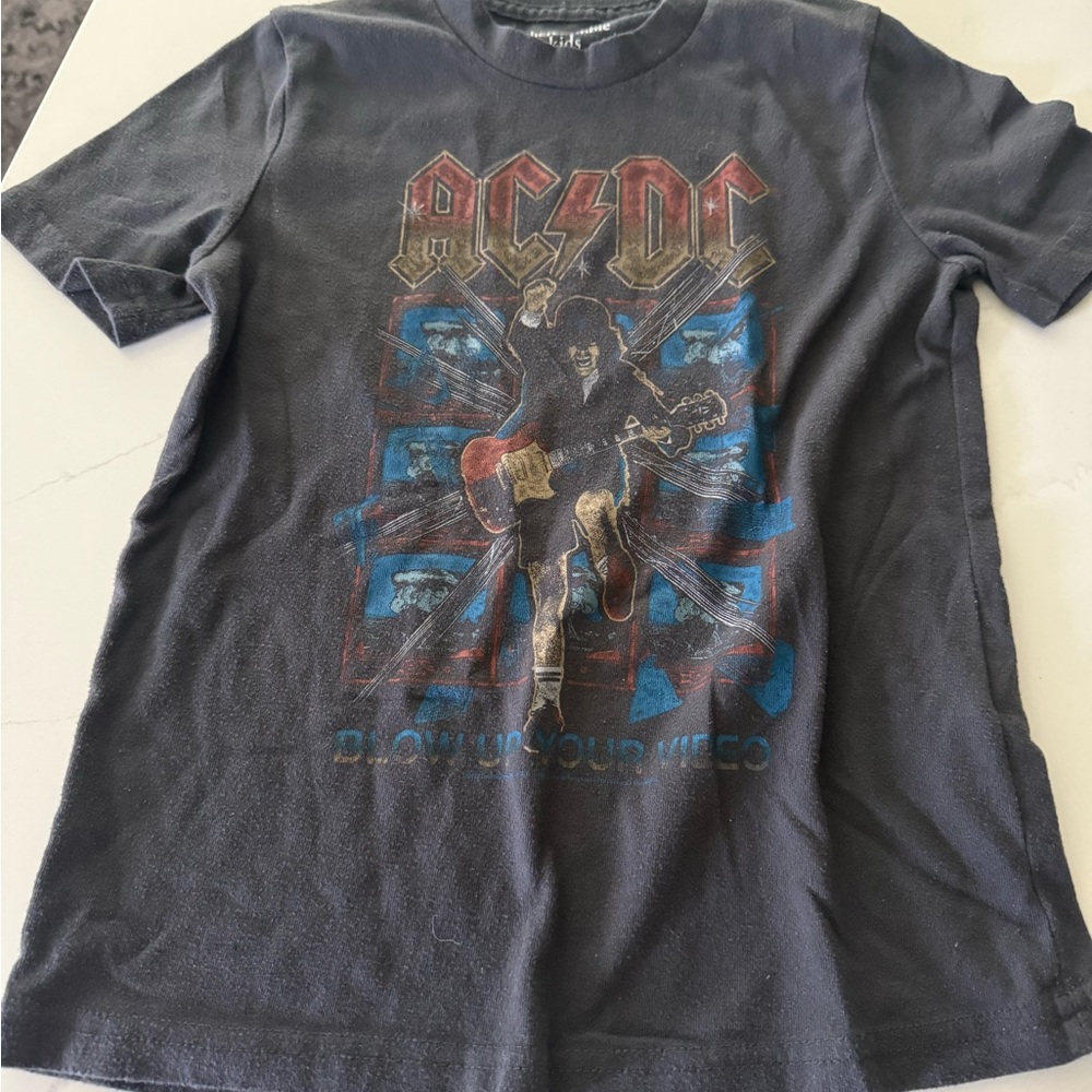 Abercrombie Kids’ AC/DC Graphic T-Shirt - Black